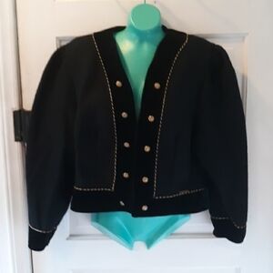 Geiger Australia vintage wool jacket Dark Academia